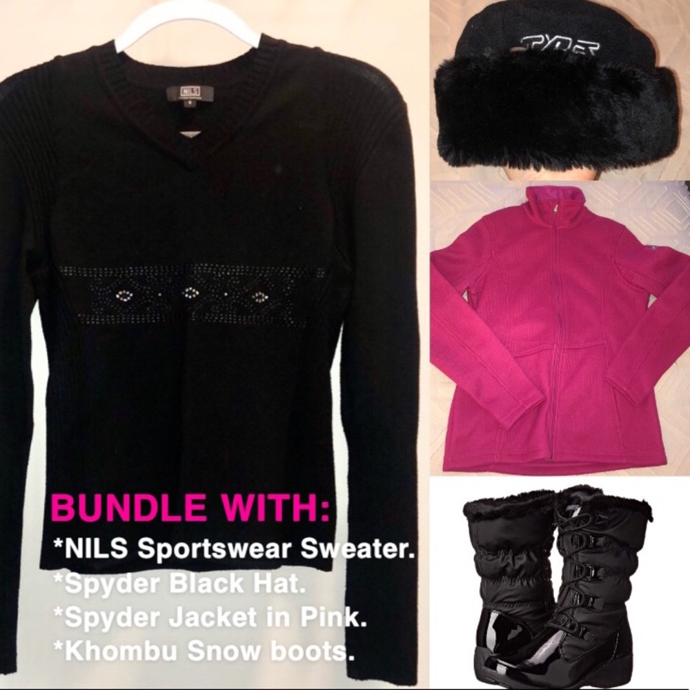๐ NWOT Spyder Women's Endure Full Zip Jacket Pink - Picture 6 of 6